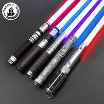 TXQSABER NEO PIXEL Lightsaber RGB Smooth Swing Laser Combat Heavy Dueling Jedi Saber Sword Blaster Luminous Toy Laser Cosplay