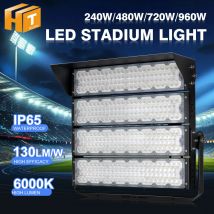 Luce da stadio a LED 240W 480W 720W 6000K Super luminosa SMD2835 IP65 impermeabile per illuminazione da tunnel per campo da calcio all'aperto