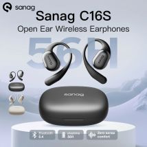 Sanag C16S Open Ear OWS Wireless Earphones Bluetooth 5.4 Air Conduction Headphones HiFi Sound 56Hours Playtime Waterproof TWS