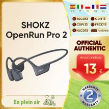 Audífonos Deportivos Originales SHOKZ OpenRun Pro 2 S820, Conducción Ósea, Inalámbricos, Bluetooth 5.3, Resistentes al Agua IP55, 12 Horas de Reproducción