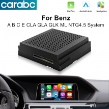 CARABC Wireless Carplay Odpowiedni do Mercedes Benz A B C E CLA GLA GLK ML Sprinter NTG4.5 Becker Module Android Auto Navigation