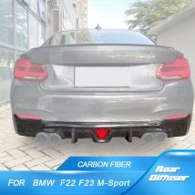 Carbon Fiber/FRP Auto Heckstoßstange Lip Diffusor für BMW F22 F23 M Sport Coupe Cabrio 2013-2017 M235i M240i Hinten Diffusor Lippe