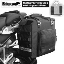 Rhinowalk Motorrad-Seitentasche, Schnellverschluss, 3D-Würfel, Hecktasche, wasserdicht, 25 l–32 l, erweiterbare Gepäcktasche, Motorrad-Aufbewahrungstasche, 1 Stück