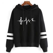 Gestreifte Sweatshirts 2024, neue Damenbekleidung, vielseitige Pullover, schmale Passform, Hoodies, weich, täglich, Joggen, bequem, lässig, Damen