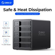 ORICO 95 Series Multi Bay 3,5'' SATA zu USB3 HDD Dockingstation HDD-Gehäuse Aluminium-Festplattengehäuse für Altcoins Mining