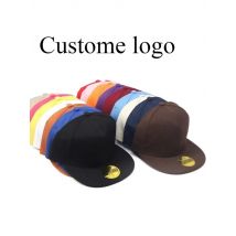 Custom Logo Print Snapback Hat  Fashion Outdoor Sunshade Hat Solid Color Breathable Logo Embroidery Hip Hop Sports Baseball Caps