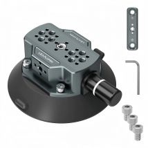 Car Suction Cup Shooting Bracket Phone Holder Mount with 1/4" & 3/8" Screw for Live Streaming Desktop Multi-functional Stand