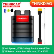 2025 THINKCAR Nuovo Thinkdiag ALL System Strumenti diagnostici per auto Codifica ECU Test attivo 16 Reset 1 anno Lettore di codici scanner OBD2 gratuito