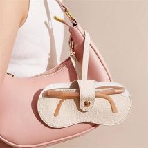 1pc Modische Und Vielseitige Gläser Lagerung Tasche Druck Beständig Und Tragbare Gläser Clip Auge Box frauen Tragbare Gläser