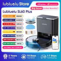 Lubluelu SL60 Plus Robot Vacuum Self Emptying, Hands-free Up To 60 Days, 4500pa Robot Vacuum And Mop Combo 3 In 1 Robotic Vacuum