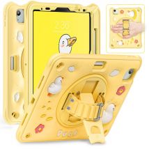 Cartoon Duck Kids Case for iPad Air 11 2024 Shockproof Tablet Cover for iPad Air 11" inch with Stand