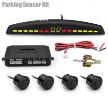 DC 12V Auto LED Parkplatz Sensor Kit 22mm Sensoren Hintergrundbeleuchtung Display Reverse Backup Radar Monitor System Sicherheit alarm Sonde Gerät