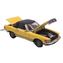 1:64 Scale Car Model For benz 450SL Simulation Alloy Car Model Crafts Decoration Collection Toy Tools Gift