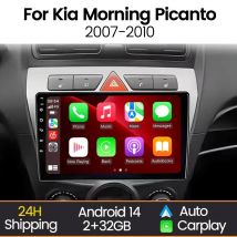 Android Carplay Auto Car Radio For Kia Morning Picanto 2007-2010 Car Radio Multimedia Player GPS Navigation FM Autoradio WIFI BT