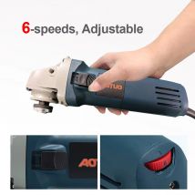 1000 W Mini-Poliermaschine, Diamant-Schneidschleifer, 100 mm, 125 mm, 6 Geschwindigkeiten, elektrisches Schleifen, Schneiden, Polieren, Elektrowerkzeug