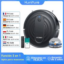 Honiture Airzeen Robot Aspirador, Robot Aspirador y Fregasuelos 3000pa, Aspira, Barre y Mopa 3 en 1,Compatible con Alexa,App, Limpieza Programada, Recarga automática,Ideal para Pelo de Mande Mascotas,