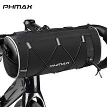 PHMAX Fahrradtasche, tragbare Lenkertasche, multifunktional, große Kapazität für MTB, Straßenrahmen, Schlauchtasche, Umhängetaschen, Fahrradzubehör