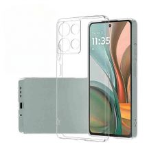 For Motorola Moto G56 G86 Power G100 Pro Edge 2025 Transparent TPU Phone Case Clear Silicone Soft Cover Protective Back Shell