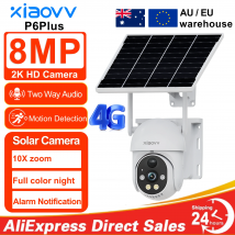 8MP 2K HD 4G Wireless PTZ Telecamera CCTV solare Alimentata a batteria Esterna IP65 Impermeabile IP Sicurezza Iphone Telecamera PIR Visione notturna