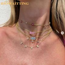 2025 mode Sommer Neue Minimal Zarte Nette Reizende Regenbogen Blume Charme Bunte CZ Station Link Kette Halskette Mädchen Schmuck