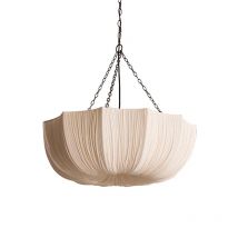 Japanese Wabi Sabi Retro Fabric Pendant Lights Living Dining Room Chandelier Lighting Home Decor Bedroom Lustre Led Hanging Lamp