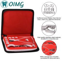 Set di punzonatrici per diga dentale Pinze per punzonatrici, perforatore per diga dentale per dentista Punzonatrice per diga di gomma dentale Strumenti ortodontici dentali