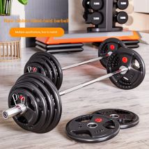 Gewichtheben Hard Pull Gummi Langhantelplatten Langhantelplatten mit großem Loch Handhantelplatten mit drei Löchern