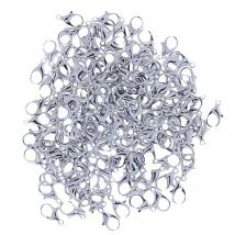 1000 PCS Silver Lobster Clasp Buckle 12mm for DIY Bracelet Necklace Manual Connection Jewelry Making Supplies