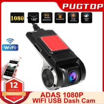 Registratore per telecamera DVR per auto Mini telecamera HD WIFI USB Dash Cam per lettore DVD Android per auto ADAS 1080P Versione notturna 4k Dash Cam