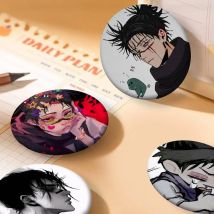 1PC Anime Choso Abzeichen Runde Laser Abzeichen Brosche Kleidung Rucksack Zubehör Revers