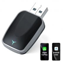 NEUE 2-in-1 Wireless Carplay AI Box Android Auto Plug Und Play Anwendbar Zu Konvertieren Original Auto Wired Carplay Zu Wireless