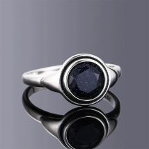 S925 Silber Schmuck Ring 8mm Farbe Überzogen Boutique Schmuck Ring Frauen Romantische Mode Party Verlobung Valentinstag Geschenk