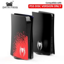 Data Frog Premium ABS Ersatzschale Zubehör für PS5 Schutzhülle Harte Frontplatte Passend für Playstation 5 Disc-Version