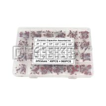 300 Stück/960 Stück 2pF-0,1uF Keramikkondensator-Set, elektronische Komponenten, Kondensator, sortiertes Kit, Proben zum Selbermachen