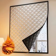 Wind- und warme Vorhänge, winddicht im Winter, Schlafzimmer, Isolierfolie, kältebeständige, versiegelte Fensterfolie, Sichtschutzfenster, Lichtblockierung