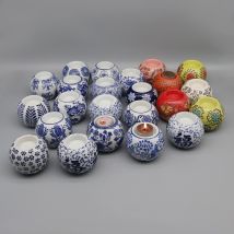 Teelicht aus Keramik, Kerzenhalter, Tischzubehör, Kerzenständer