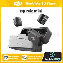 DJI Mic Mini 2TX 1RX agregar estuche de carga cancelación activa de ruido de dos niveles operación de 48 horas transmisión estable de Audio de alta calidad