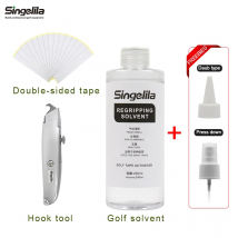 New Golf Club Grip Kit Tape Strips Golf Grip Removal Tool Gripping Solvent Hook Blade Golf Regripping Repair Set Replacement Kit
