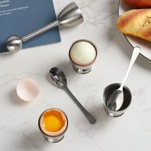 Eierschneider, Eierschalenöffner aus Edelstahl 304, kreatives Eiöffner-Set, praktisches Küchenwerkzeug, tragbarer Eierschalenöffner für zu Hause