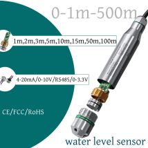 1 m, 2 m, 3 m, 5 m, 10 m, 50 m Wasserstandssender, 4–20 mA, 0–10 V, Kraftstoff, Gas, Öl, 0–3,3 V Ausgang, hydrostatischer Flüssigkeitsstandsensor, SS304-Sonde