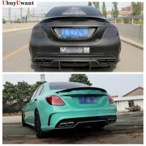 Für Mercedes W205 Spoiler C180 C200 C250 C300 C350 C400 C450 C220 4door 2020-Carlson Style Abs Heckspoiler