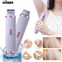 Bikini-Trimmer, elektrischer Rasierer für Frauen, Körper, Unterarm-Beinrasierer, weiblicher elektrischer schmerzloser Epilierer, Gesichts-Schnurrbart-Haarentferner