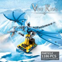 1186PCS Smaug Drachen Bau Bausteine Mit Display Stand DIY Sammlung Geschenk Modell Spielzeug kinder Weihnachten Geschenke