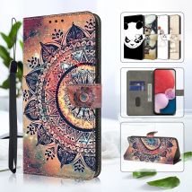 3D Magnetische Flip Brieftasche Ledertasche Für Redmi 14C 14R 13C 12C 11A 10C 10A A4 A3 A2 A1 Plus Redmi Note 14 13 Pro Plus 4G/5G