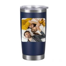 Personalized Tumbler Cup with Picture Text Name Logo 600ML Stainless Steel Custom Mug Coffee Tumbler, Graduation Gifts for Her