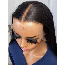 13x4 13x6 Full HD Lace Front Human Hair Wigs Straight 360 Transparent Lace Frontal Wigs Pre Plucked 5x5 Pre-Cut Lace Closure Wig