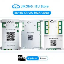 JIKONG Smart 8S BMS 4S ~ 8S 1A ~ 2A Bilanciamento Corrente Bilanciamento attivo BMS Supporto Scarica 100A 200A 300A Lifepo4 Li-Ion Lto JK BMS