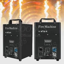100W Stage Flame Machine Single Head Fire Jet Effect DMX512 Dynamic Flame Jet Stage Pyrotechnic Machine for Outdoor Party Event