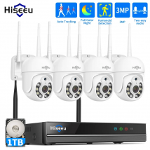 Hiseeu 5MP WiFi CCTV Kit sistema di sicurezza telecamera 16CH NVR Set registratore P2P Telecamere IP wireless esterne Sistema di videosorveglianza