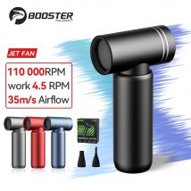 Booster Jet Fan Turbo Mini potente ventilatore d'aria portatile 110000 RPM Elettrico Turbo Ventilatore Ventilatore Aria Spolverino Pulitore Pulizia Auto